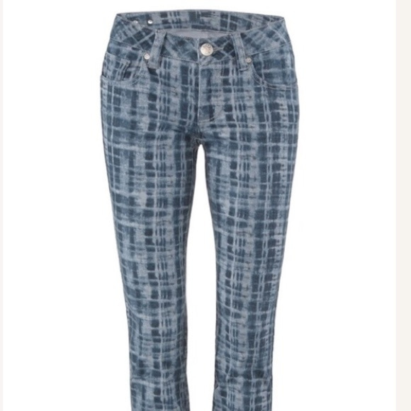 Amazing cabi Fall 2015 Grid Skinny Jean •Navy/Gray - Picture 3 of 7